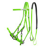 Trensenzaum Halfter aus Biothane Lakota - Zitrone
