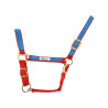 Nylonhalfter mit farbigen Teilen Umbria Equitazione - Rot / Royal