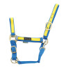 Nylonhalfter mit farbigen Teilen Umbria Equitazione - Royal / Gelb