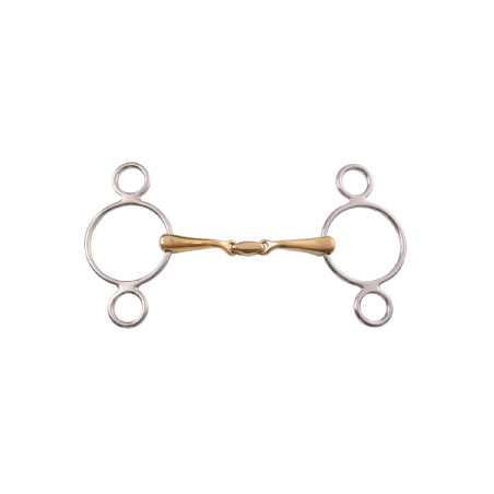 Mors Pessoa 3 Ringe mit Doppelgelenk 16 mm Umbria Equitazione