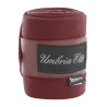 Ruhebandagen aus Fleece, 4 Stück, Umbria Equitazione - Bordeaux