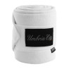 Ruhebandagen aus Fleece, 4 Stück, Umbria Equitazione - Weiß