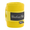Ruhebandagen aus Fleece, 4 Stück, Umbria Equitazione - Gelb