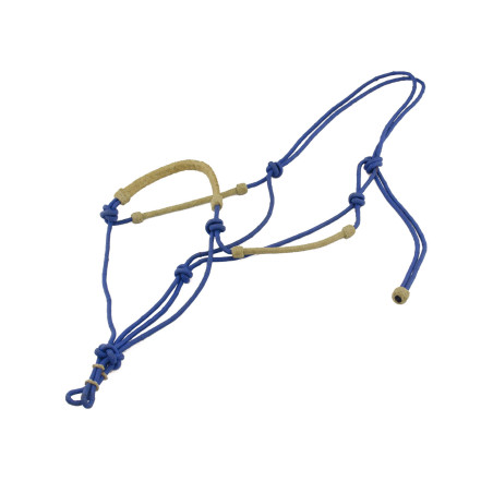 Knotenloser Ethno-Halfter mit Rawhide Pool's