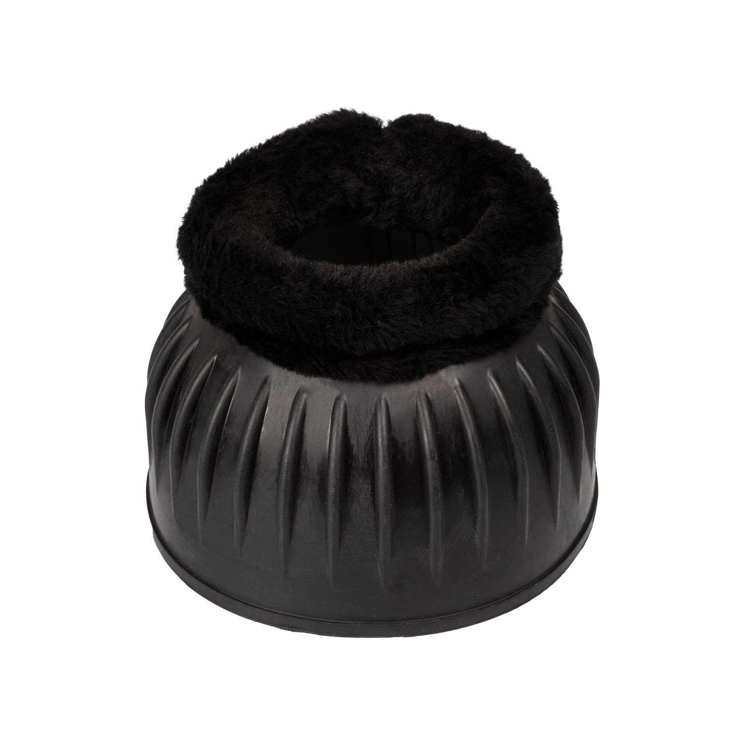 Glocken aus Gummi mit Synthetikfell Supreme Schwarz