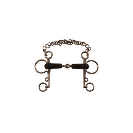 Gummibeschichtete Pelham-Trense Umbria Equitazione