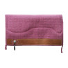 Western-Show-Sattelpad Alpaka mit Gravur Barbwire Pool's - Violett