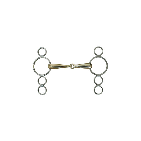 Mors Pessoa Vollkupfer Deutsch 2 Ringe Umbria Equitazione