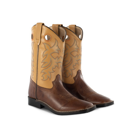 Westernstiefel Kinder Modell Square Brown/Cognac Pool's