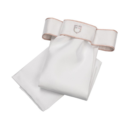 Dressurkrawatte mit Strass-Logo Equestro