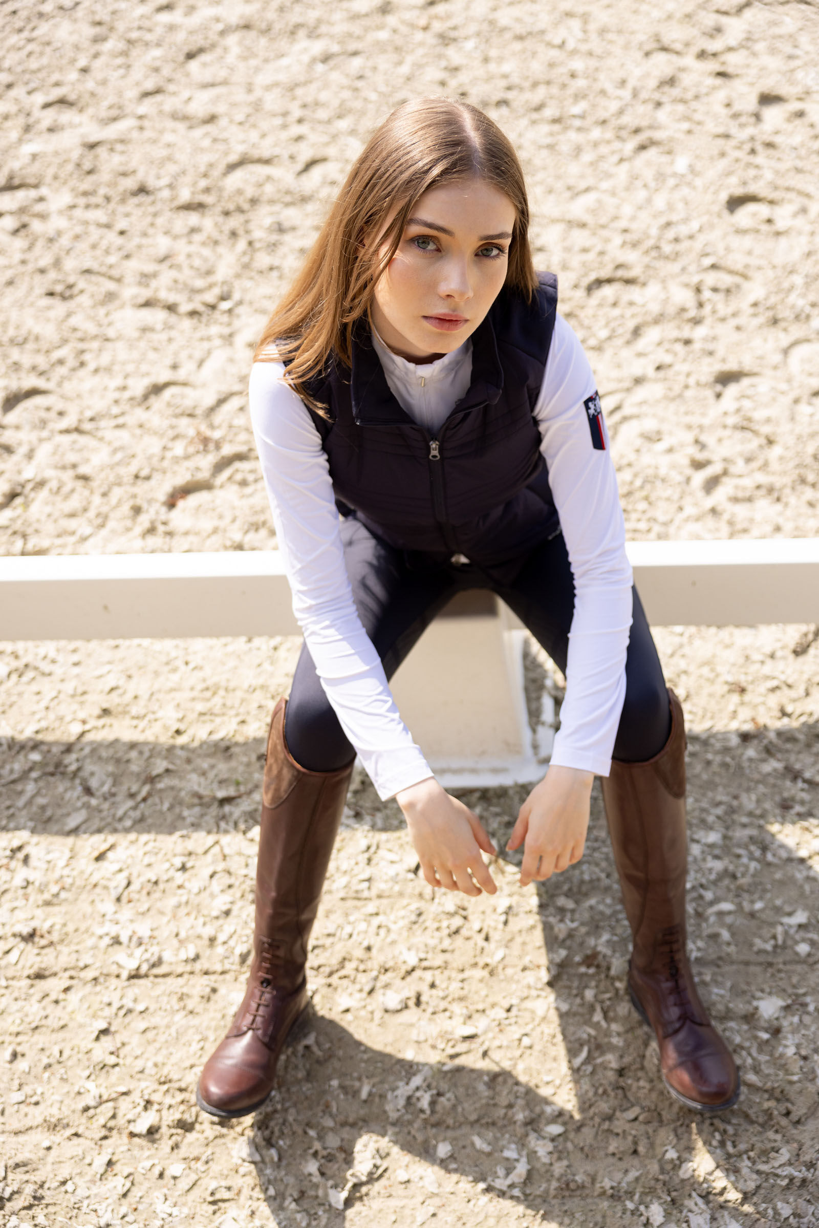 Ärmellose Daunenweste Isabelle Damen B Vertigo Dunkelmarineblau