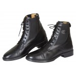 Schwarze Lederstiefel Monaco Covalliero