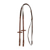 Nylon-Zügel mit Acavallo-Lederschnallen - Cognac