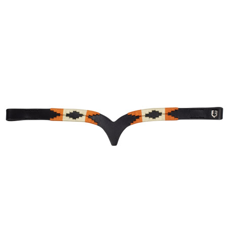 Lederstirnband mit Navajo-Dekoration Equestro