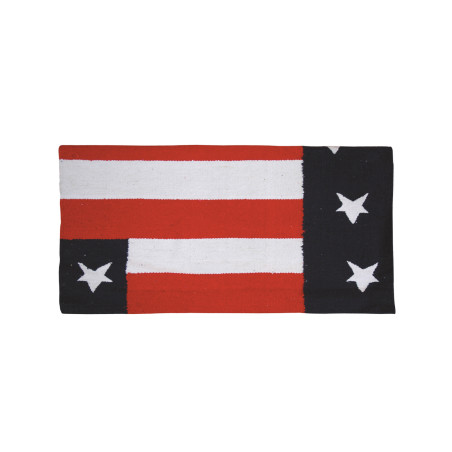 Baumwolldecke mit USA-Flagge 32x34 Lakota