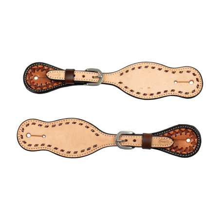 Zweifarbiger Western-Spornriemen Pool's