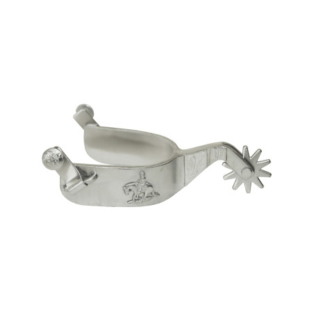 Satinierte Metalab-Sporen für Reining Pool's