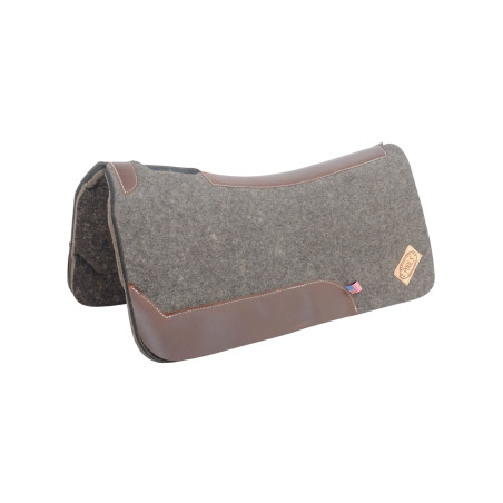 Westernsattelpad aus Filz/Neopren/Filz Pool's