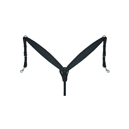 Brustblatt Trekking profiliert aus geöltem Supreme-Leder