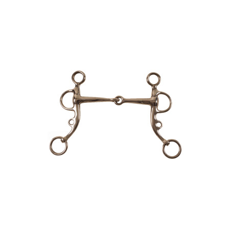 Artikulierte argentinische Trense aus massivem Metall Umbria Equitazione