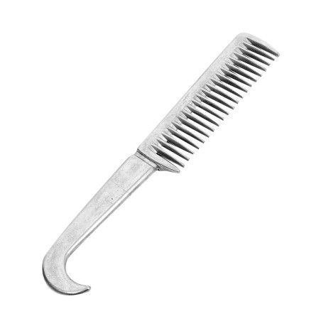 Aluminiumkamm mit Hufkratzer Umbria Equitazione