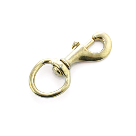 Messinghaken für Halfter und Trense 1" Umbria Equitazione