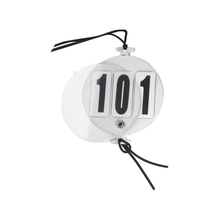 Nummernhalter 3-stellig mit elastischen Befestigungen Umbria Equitazione