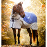 Außendecke Horseware Rambo® Autumn Series mit Disc-Verschluss 0g und 100g Futter - Marine / Grau