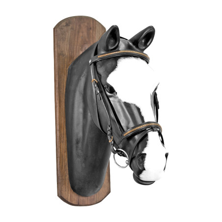 Derby-Trense mit goldenem Nagel und Gummizügeln