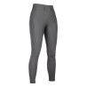 HKM Jil High Waist Reitleggings mit Silikon-Besatz - Grau