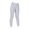 HKM Ari Reithose mittlere Taille Vollbesatz Silikon - Weiß