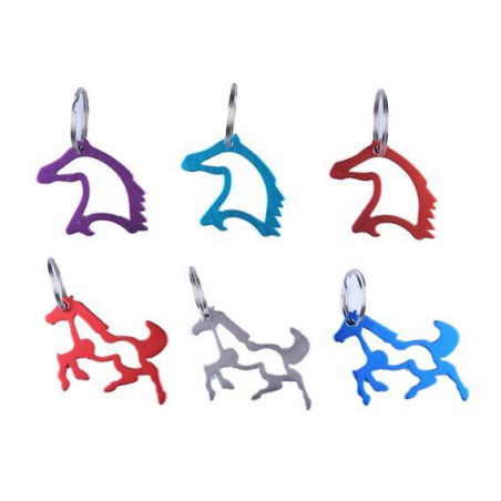 Schlüsselanhänger Flaschenöffner HKM Alu