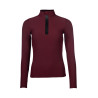 Funktions-T-Shirt Lauria Garrelli Livigno Ribbed - Bordeaux
