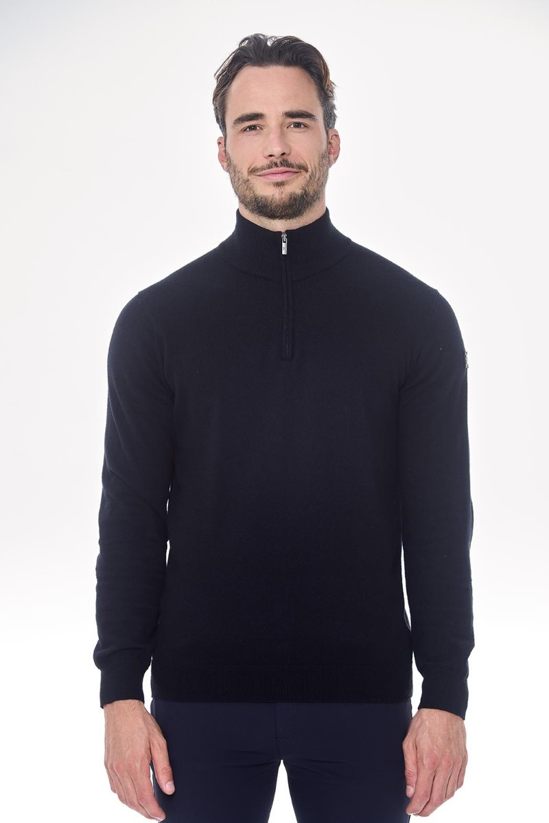 Harcour Pullover Parmo Reithose Grau