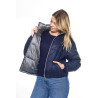 Damenjacke Harcour Janari Puffer - Marine / Silber