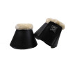 Gamaschen Montar aus glattem PU-Leder - Schwarz