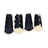 PU-Leder Gamaschen Montar im 4er-Set - Marine