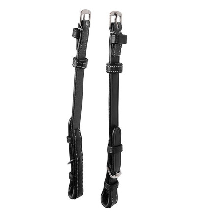 Betrag Montar flaches schwarzes Cremeleder