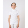 Wettkampf-Poloshirt Montar Bling Junior - Weiß