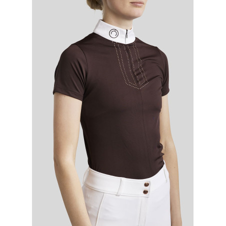 Wettkampf-Poloshirt Montar MoViolet Damen