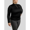 Polo Montar Briella Langarm Crystal Roségold Curve Damen - Schwarz