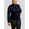 Polo Montar Briella Langarm Crystal Roségold Curve Damen - Marine