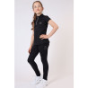 Polo Montar Junior Everly Kurzarm - Schwarz