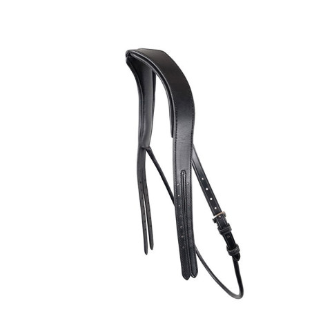Montar anatomisches Genickstück aus pflanzlich gegerbtem Leder mit rundem Kehlriemen