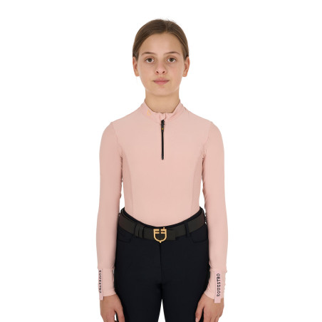 Base Layer Equestro Trainingsshirt mit langen Ärmeln für Mädchen