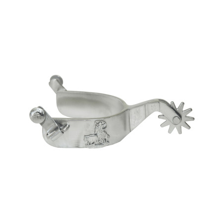 Metallab glänzende Sporen Pool's Modell Calf Roper