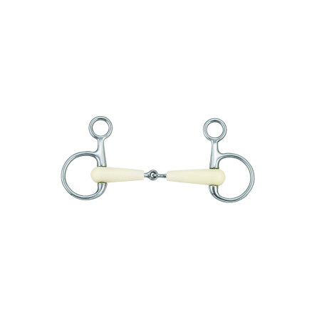 Baucher-Gebiss Mullen mit gelenktem Mundstück Happy Mouth