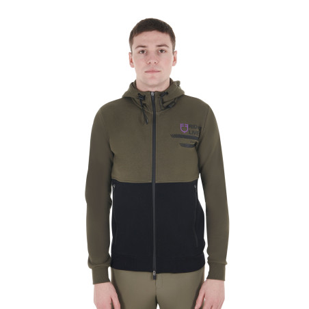 Equestro Herren-Kapuzenpullover mit Fleece-Innenfutter