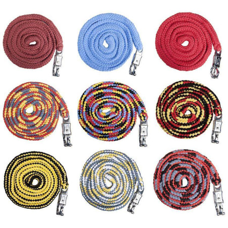 Acryl Führstrick mit Panik-Karabiner HKM