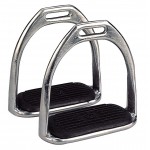 Flache Steigbügel vernickelter Stahl Feeling